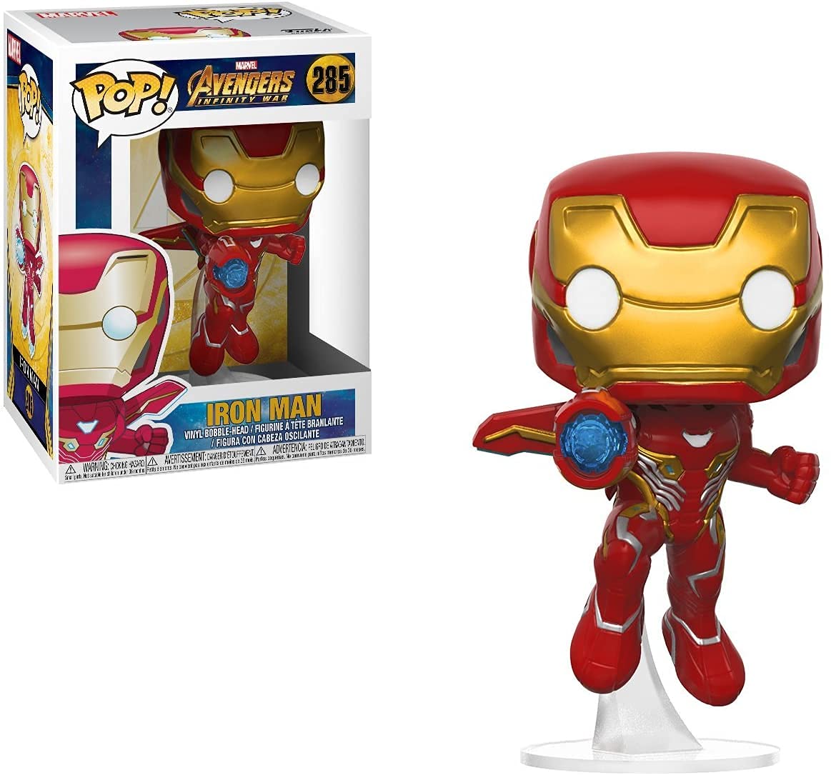 Foto 3 | Figura De Vinilo Funko Pop Marvel Avengers Infinity War Iron Man - Venta Internacional.