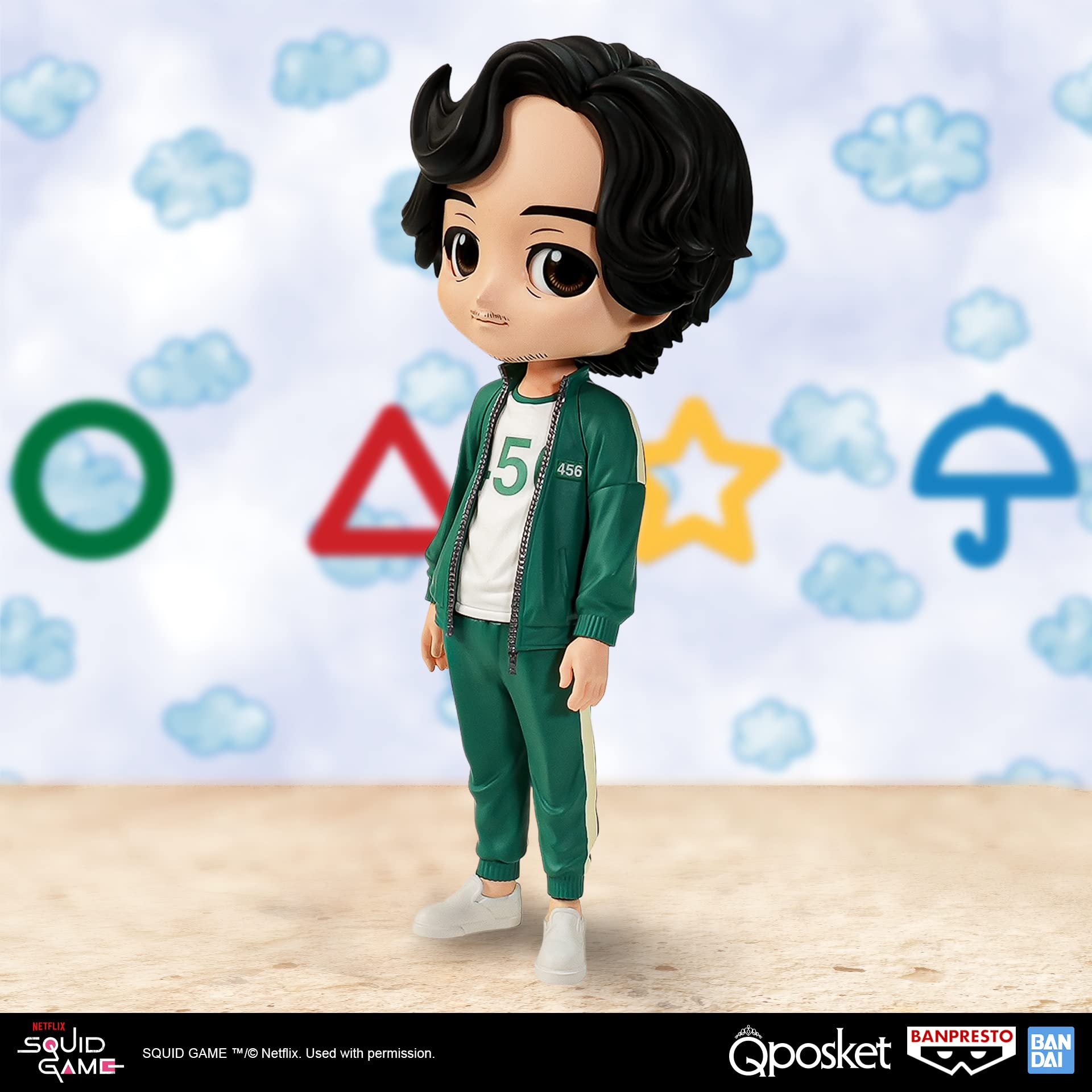 Foto 7 pulgar | Figura Banpresto Squid Game Seong Gi-hun Q Con Bolsillo De 14 Cm - Venta Internacional.