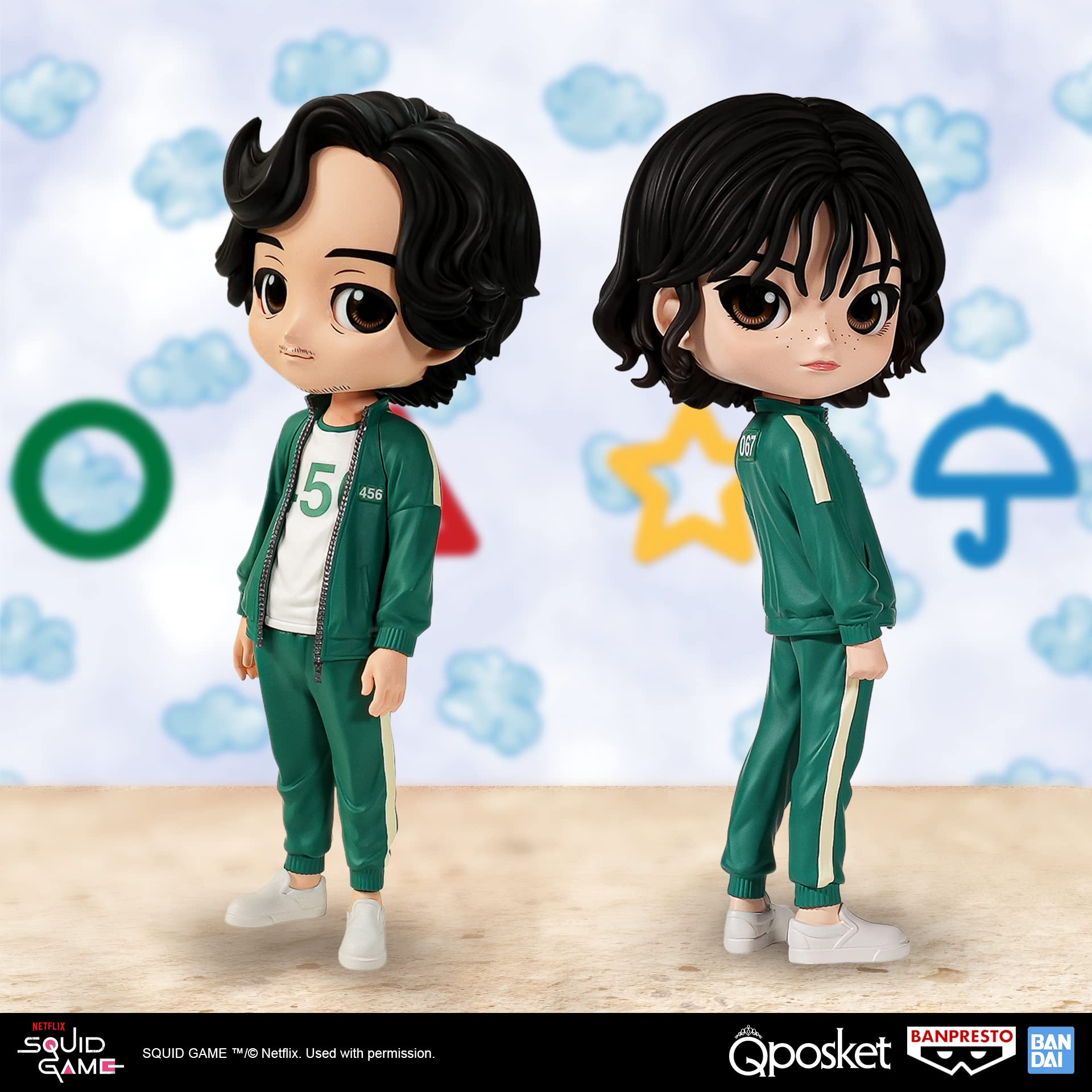 Foto 8 pulgar | Figura Banpresto Squid Game Seong Gi-hun Q Con Bolsillo De 14 Cm - Venta Internacional.