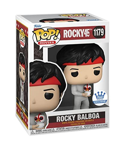 Foto 3 pulgar | Funko Pop! Rocky With Chicken Shop Figura Exclusiva 45h Aniversario 1179 Incluido Con Pop Protector - Venta Internacio