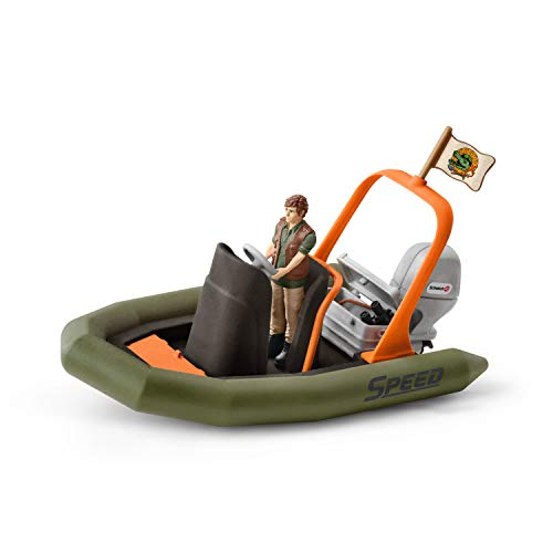 Foto 2 pulgar | Bote Ligero Playset Schleich Wild Life Adventure Con Ranger 1 - Venta Internacional.