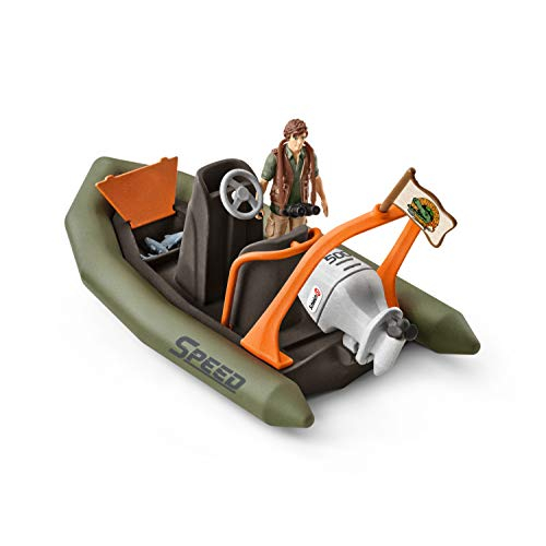 Foto 4 pulgar | Bote Ligero Playset Schleich Wild Life Adventure Con Ranger 1 - Venta Internacional.