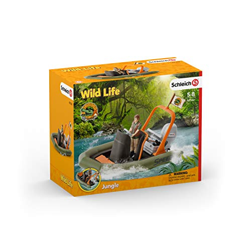 Foto 8 pulgar | Bote Ligero Playset Schleich Wild Life Adventure Con Ranger 1 - Venta Internacional.