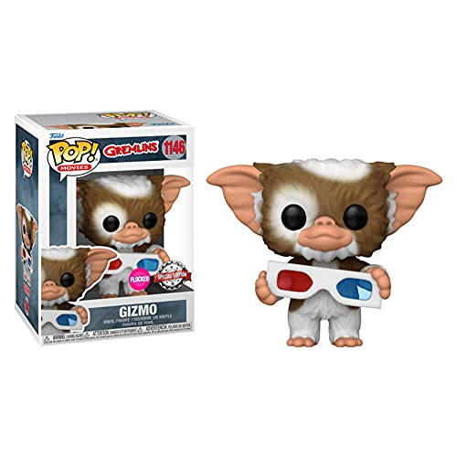 Figura ¡Funko Pop! Gremlins Gizmo con Gafas 3D Flocked #1146 - Venta Internacional