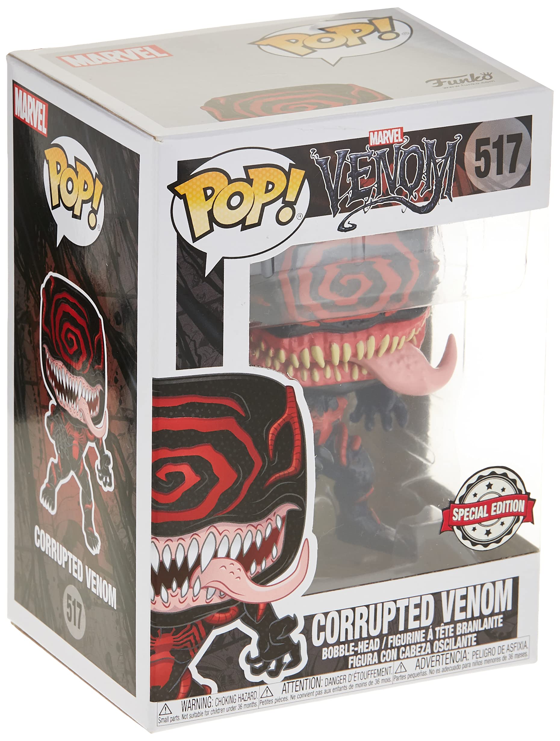 Foto 3 | Funko Pop Marvel Corrupted Venom La Comic Con Exclusiva 517 - Venta Internacional.