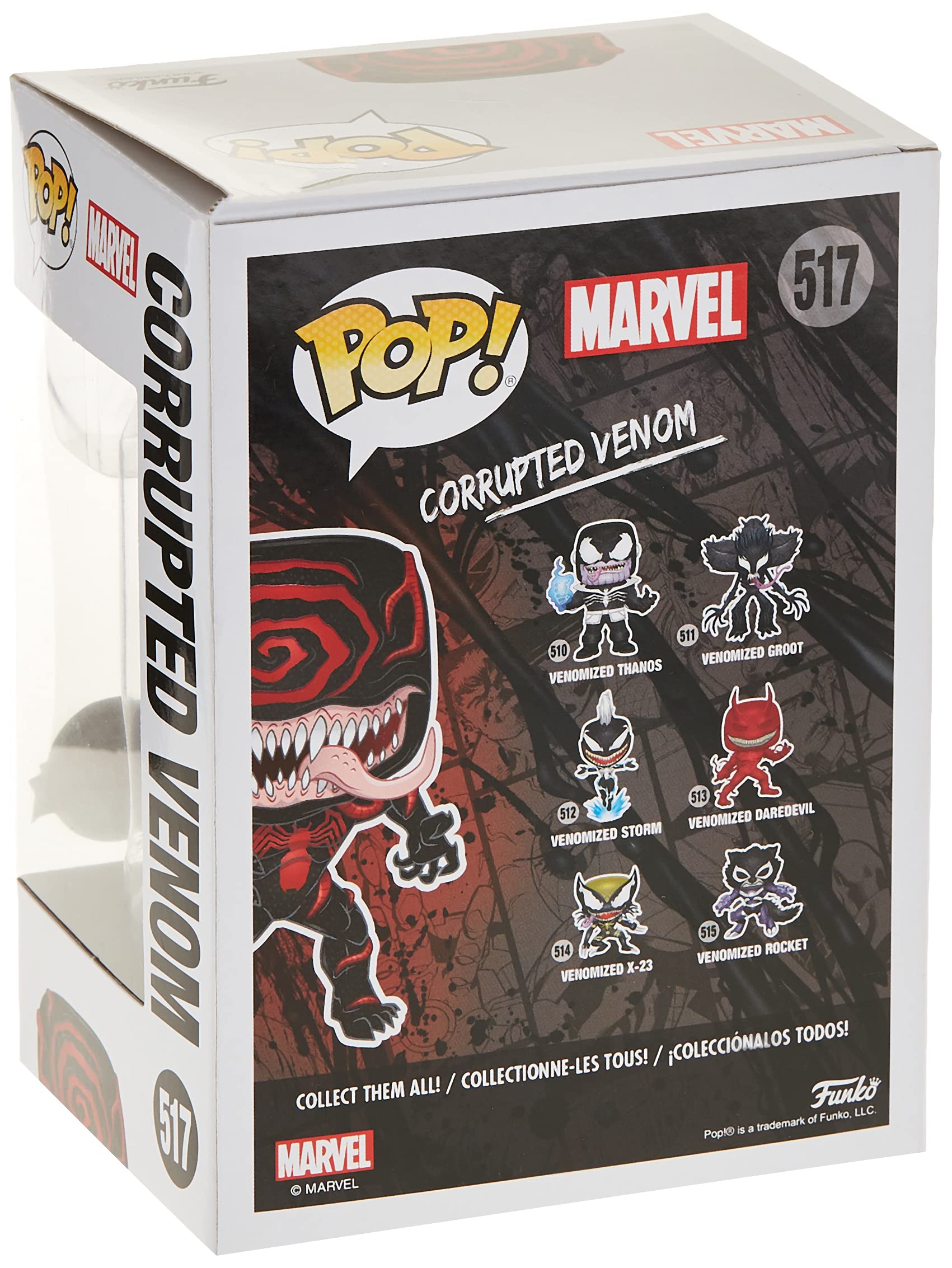 Foto 5 pulgar | Funko Pop Marvel Corrupted Venom La Comic Con Exclusiva 517 - Venta Internacional.