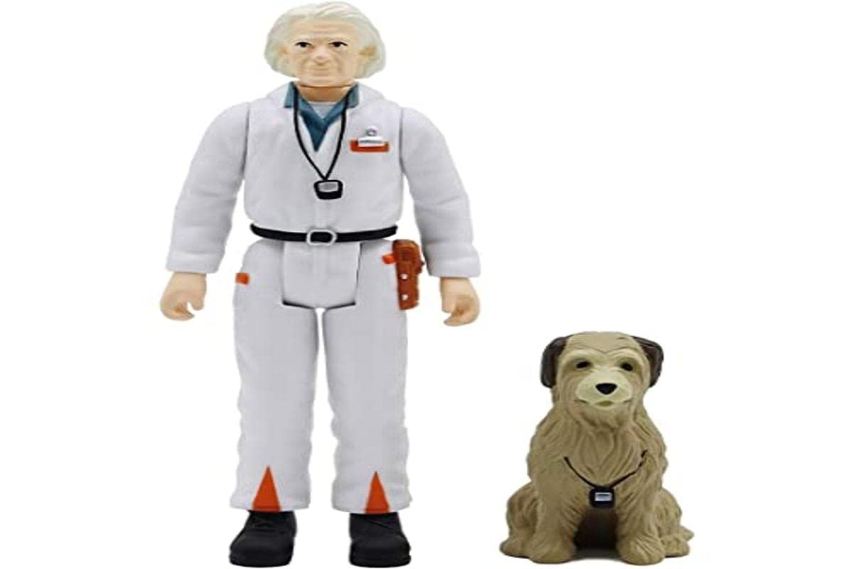 Figura De Acción Super7 Regreso Al Futuro 2 Doc Brown, 9,5 Cm - Venta Internacional.