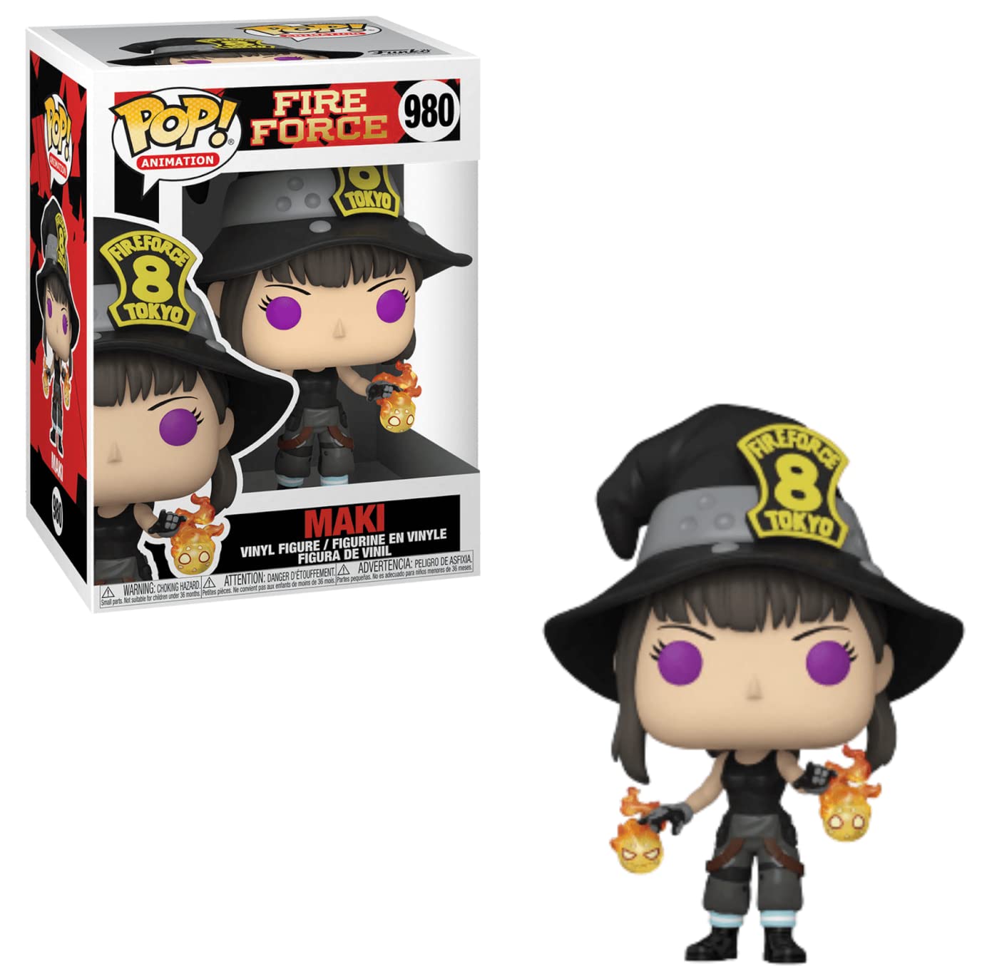 Foto 3 pulgar | Figura De Vinilo Funko Pop! Fire Force Maki Con Protector De Caja - Venta Internacional.