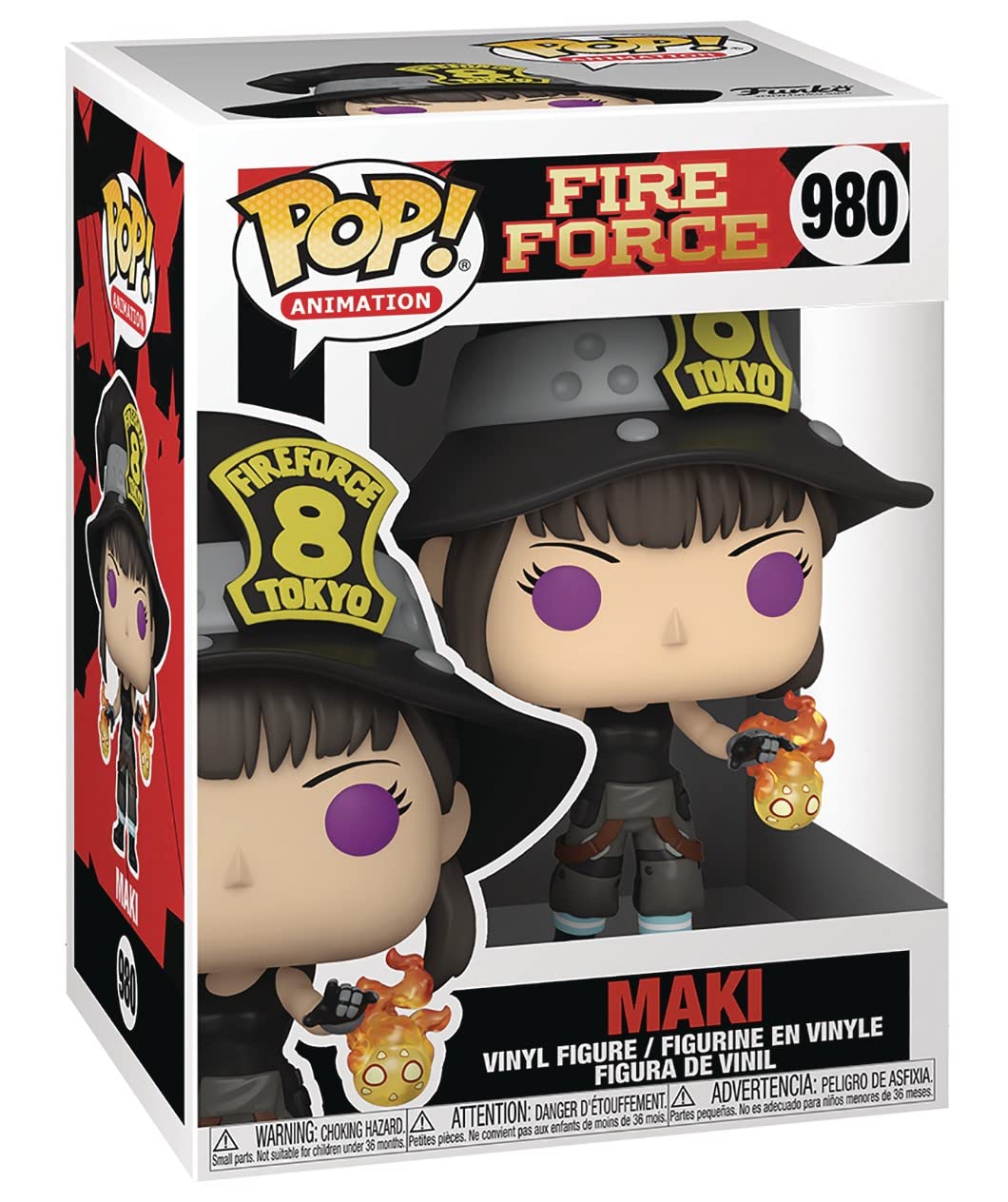 Foto 4 pulgar | Figura De Vinilo Funko Pop! Fire Force Maki Con Protector De Caja - Venta Internacional.