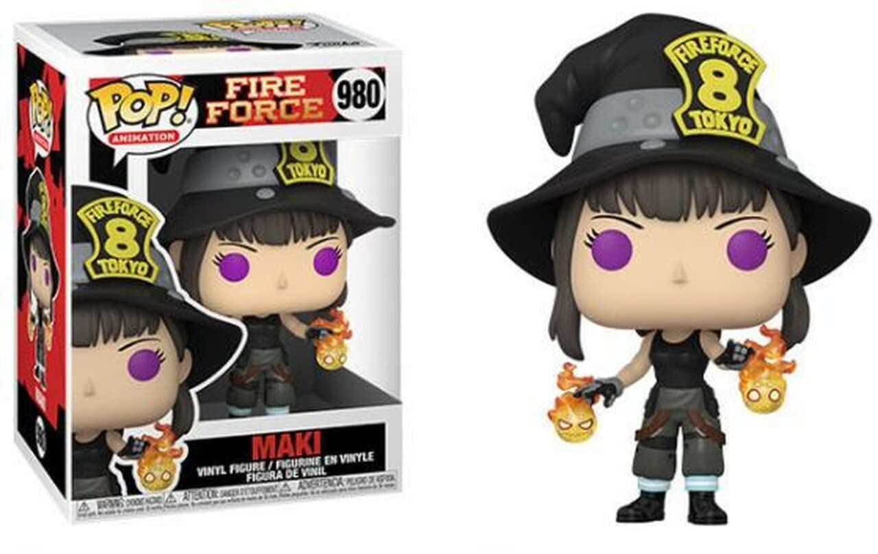 Foto 8 pulgar | Figura De Vinilo Funko Pop! Fire Force Maki Con Protector De Caja - Venta Internacional.