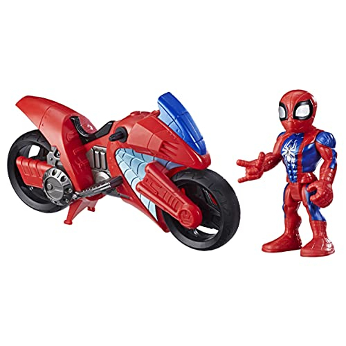 Foto 2 pulgar | Playskool Heroes Sha Mega Mini Motocicleta Spiderman - Venta Internacional.