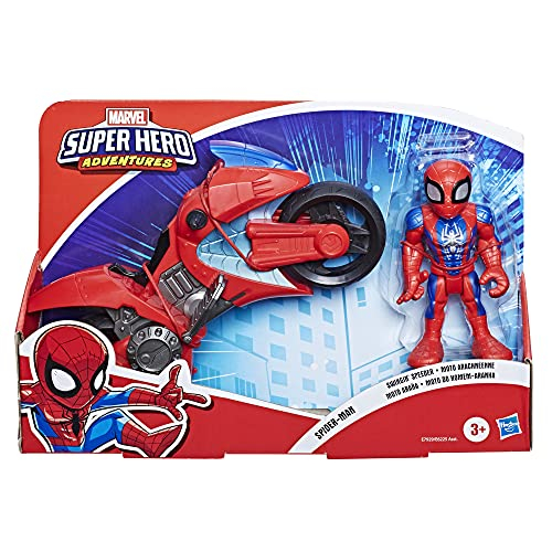 Foto 3 pulgar | Playskool Heroes Sha Mega Mini Motocicleta Spiderman - Venta Internacional.