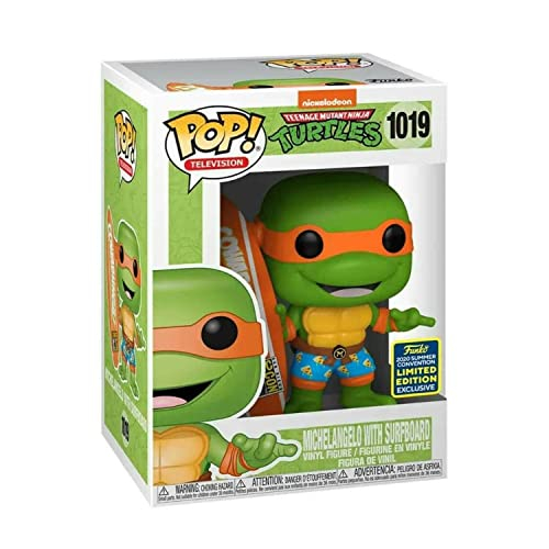 Foto 3 pulgar | ¡Funko Pop! Television Pop Tmnt Michelangelo con Tabla de Surf #10 - Venta Internacional