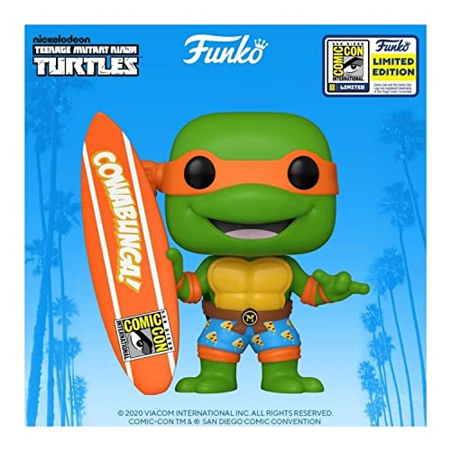 Foto 5 pulgar | ¡Funko Pop! Television Pop Tmnt Michelangelo con Tabla de Surf #10 - Venta Internacional