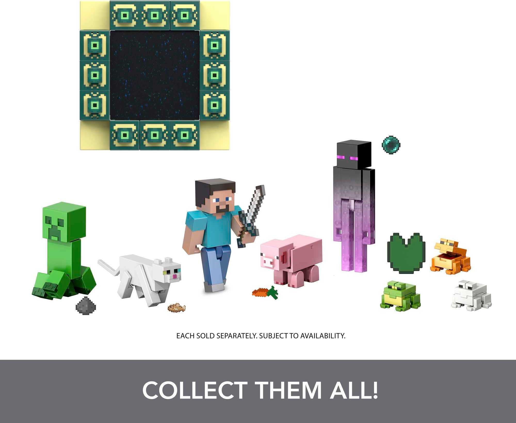 Foto 4 pulgar | Figura de Acción Mattel Minecraft Creeper con Accesorio de 8 cm - Venta Internacional