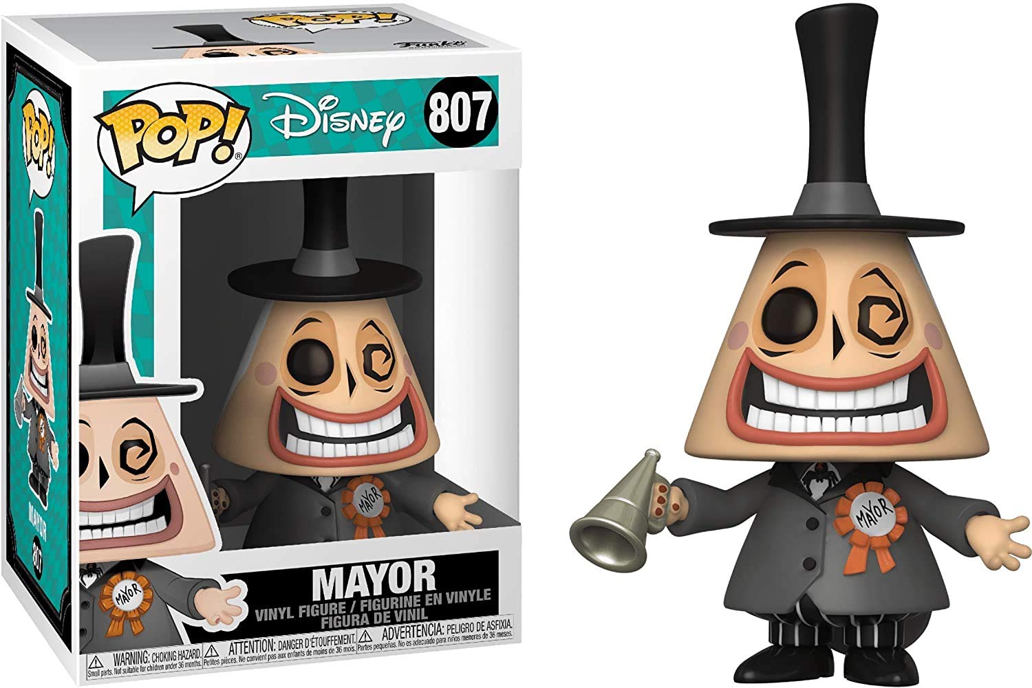 Foto 3 pulgar | Figura Funko Pop! Disney El Extraño Mundo de Jack Alcalde - Venta Internacional