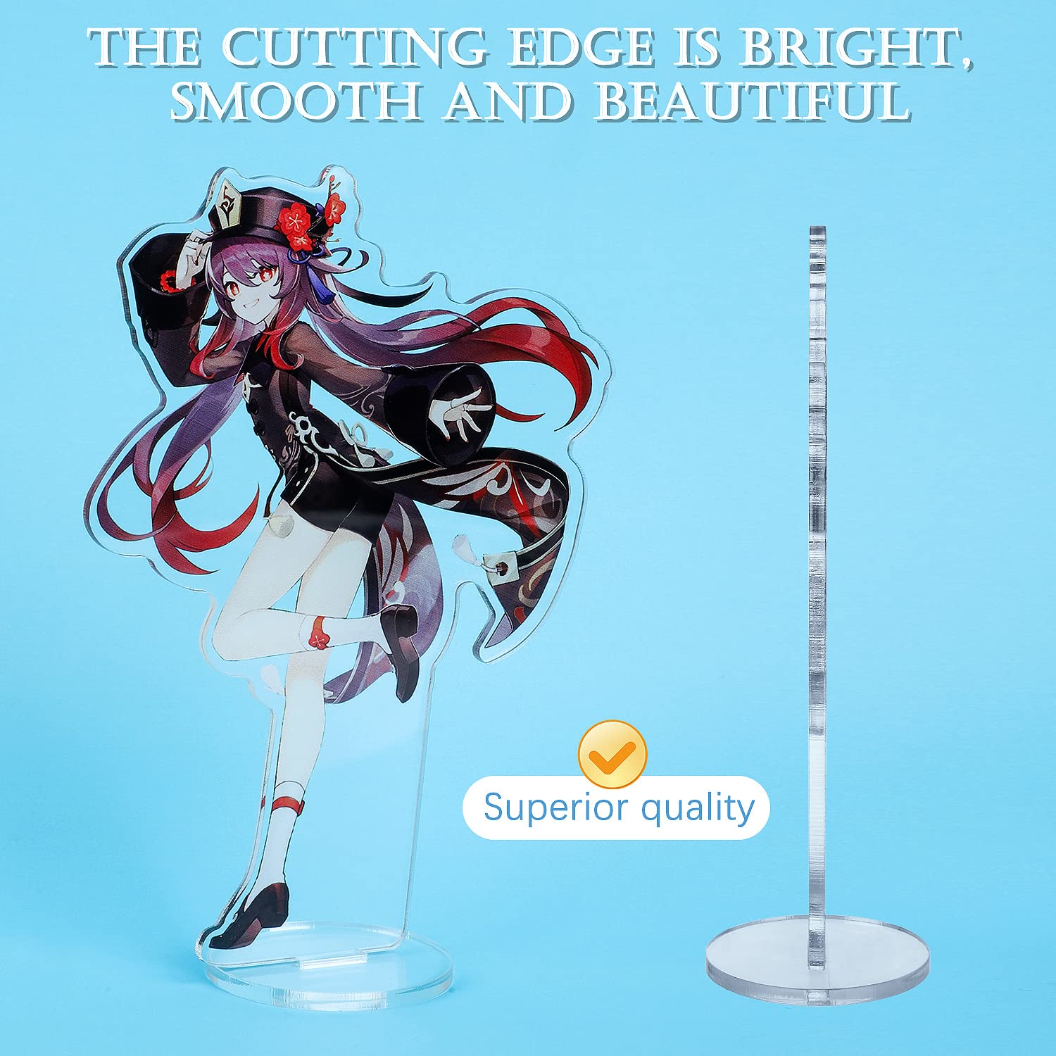 Foto 4 | Figura De Soporte De Acrílico Rainteam Genshin Impact Characters - Venta Internacional.
