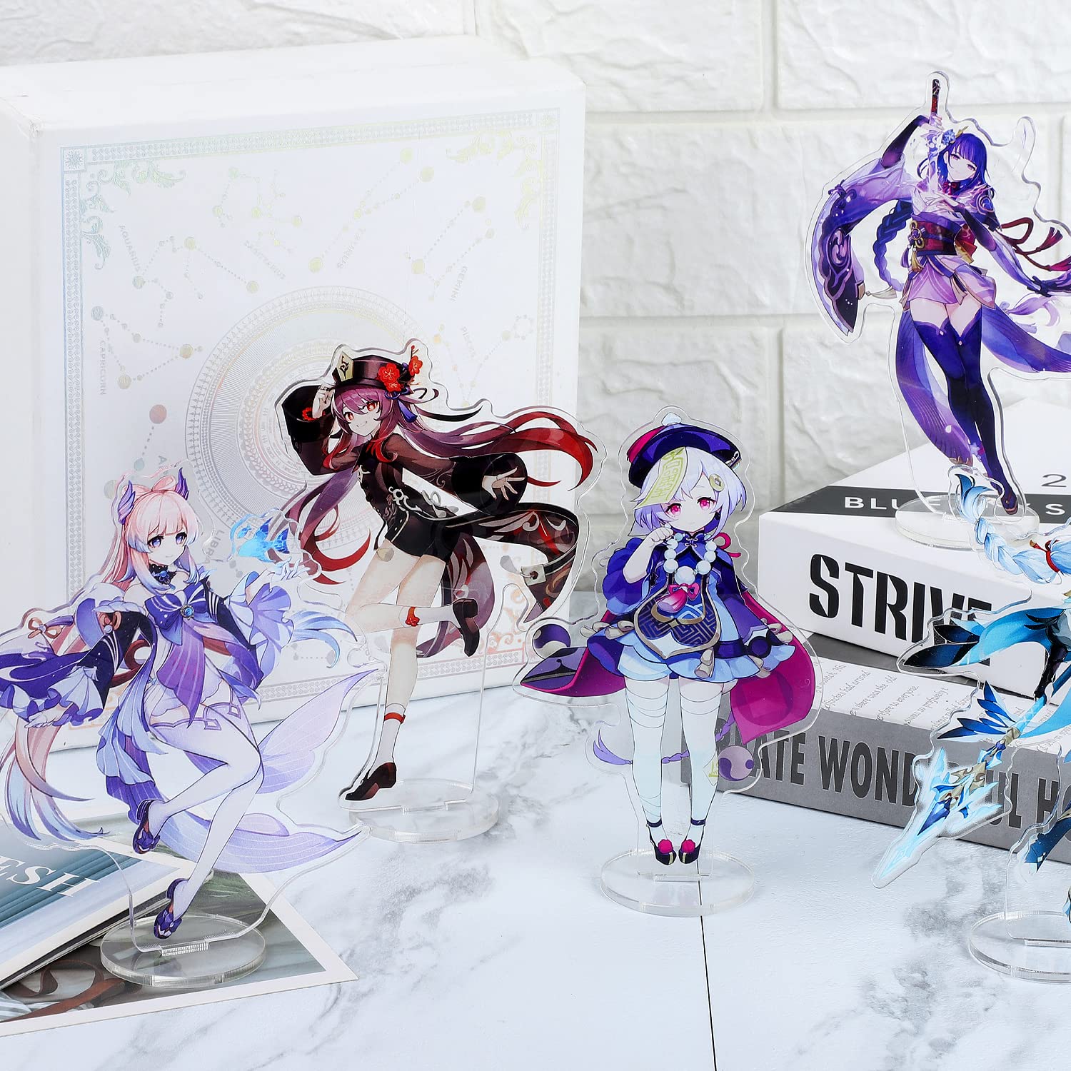 Foto 6 pulgar | Figura De Soporte De Acrílico Rainteam Genshin Impact Characters - Venta Internacional.