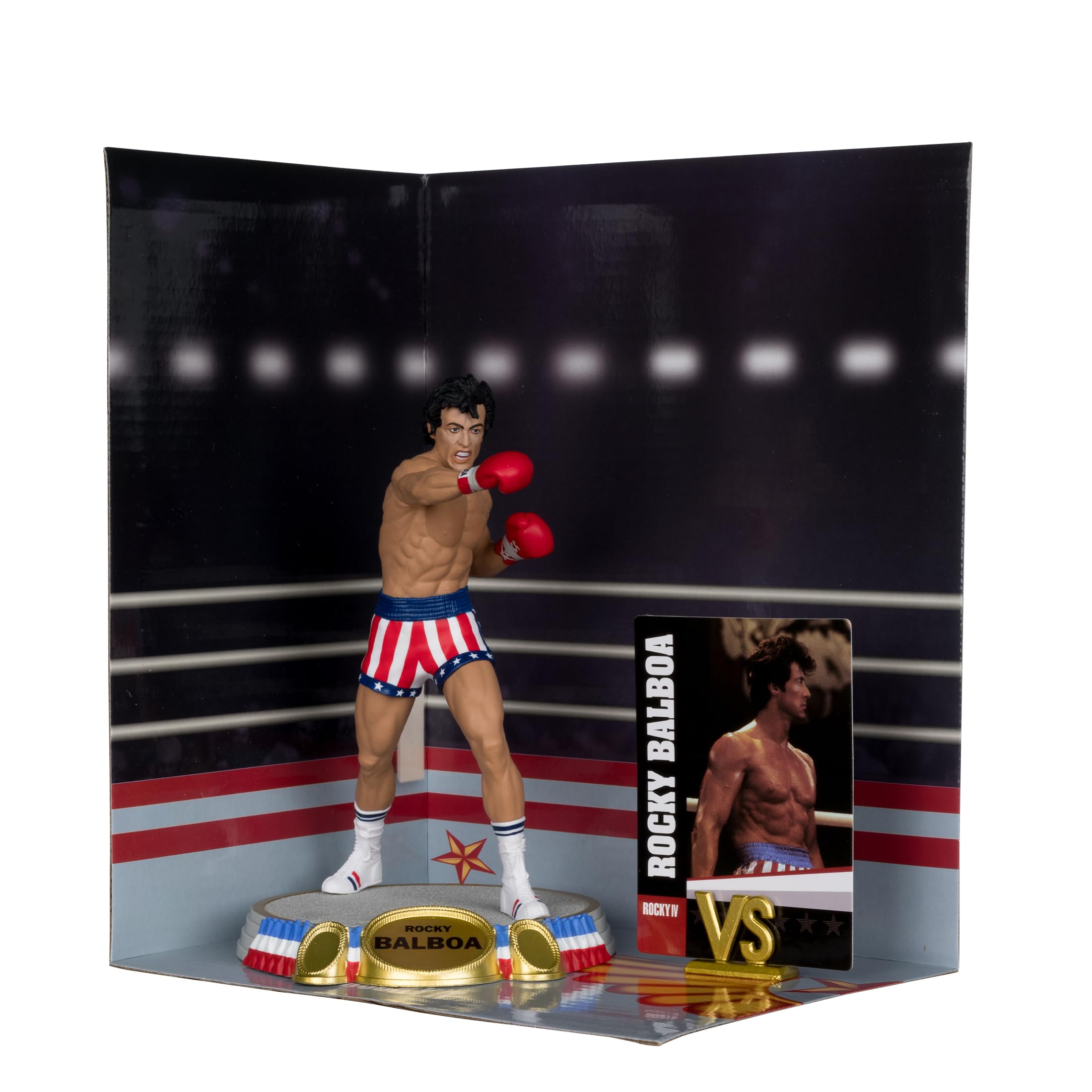 Figura De Acción Mcfarlane Toys Rocky Balboa Rocky Iv 15 Cm - Venta Internacional.