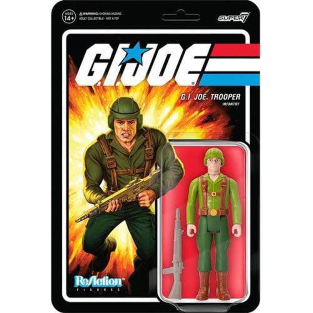 Foto 2 pulgar | Camisa Verde Action Figure Super7 G.i. Joe Reaction Wave 1 - Venta Internacional.