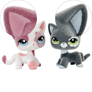 Foto 1 | Figura De Animal Flocado De Juguete Con Forma De Gato De Pelo Corto, 5 Cm, 2 Unidades - Venta Internacional.
