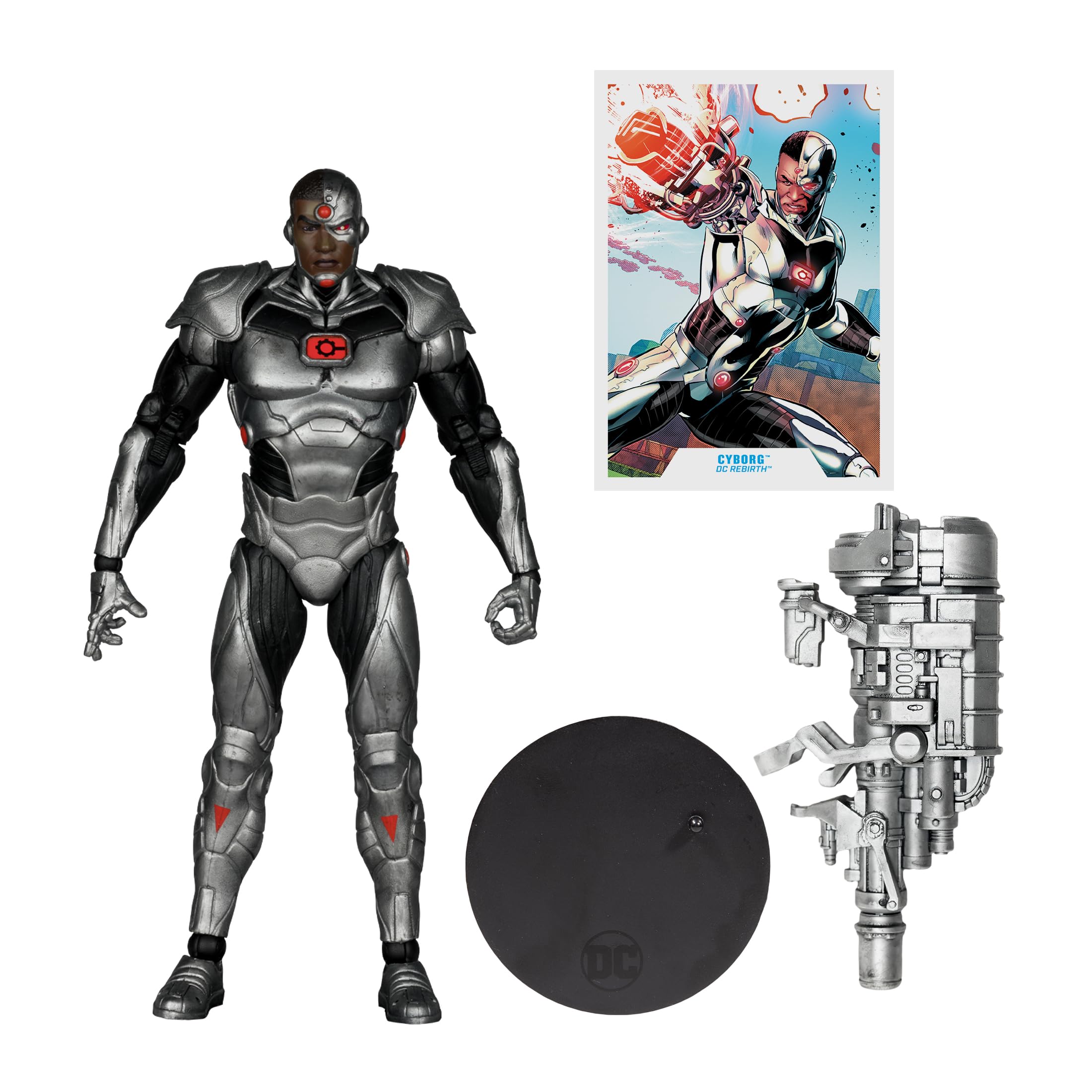 Foto 4 pulgar | Figura De Acción Mcfarlane Toys Dc Multiverse Cyborg 18 Cm - Venta Internacional.