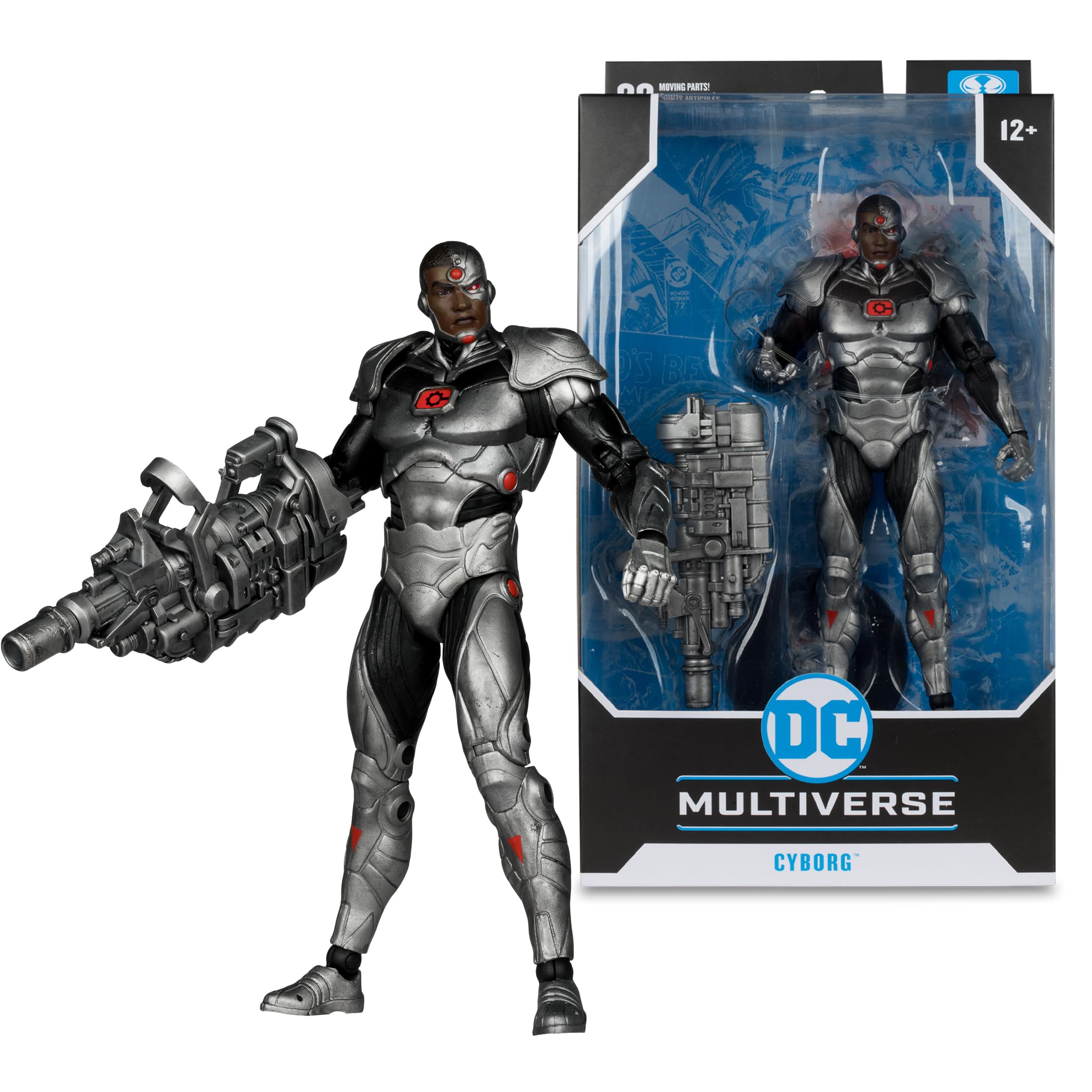Foto 8 pulgar | Figura De Acción Mcfarlane Toys Dc Multiverse Cyborg 18 Cm - Venta Internacional.