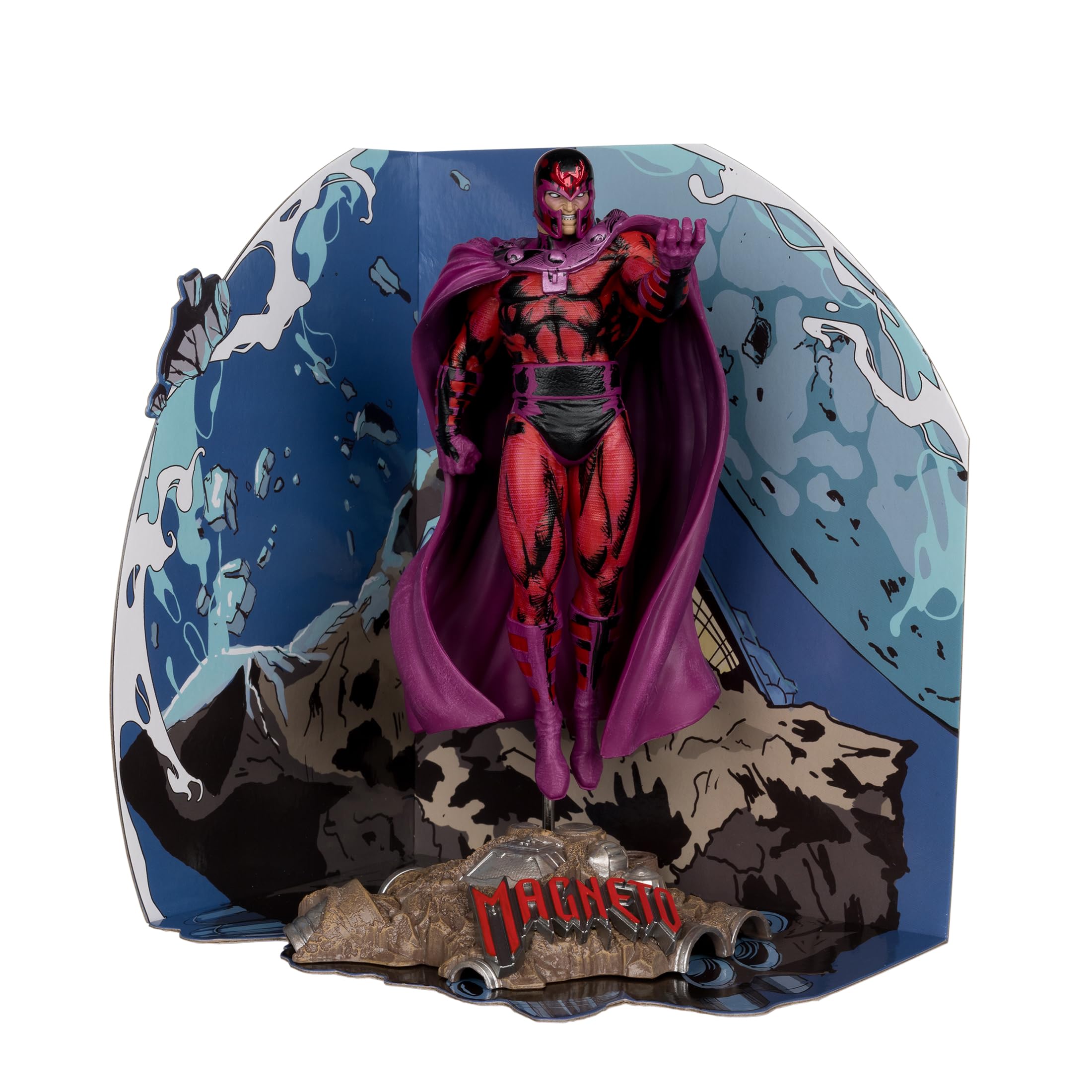 Foto 2 pulgar | Juguetes Mcfarlane Coleccionables Marvel Magneto A Escala 1:10 Con Escena - Venta Internacional.