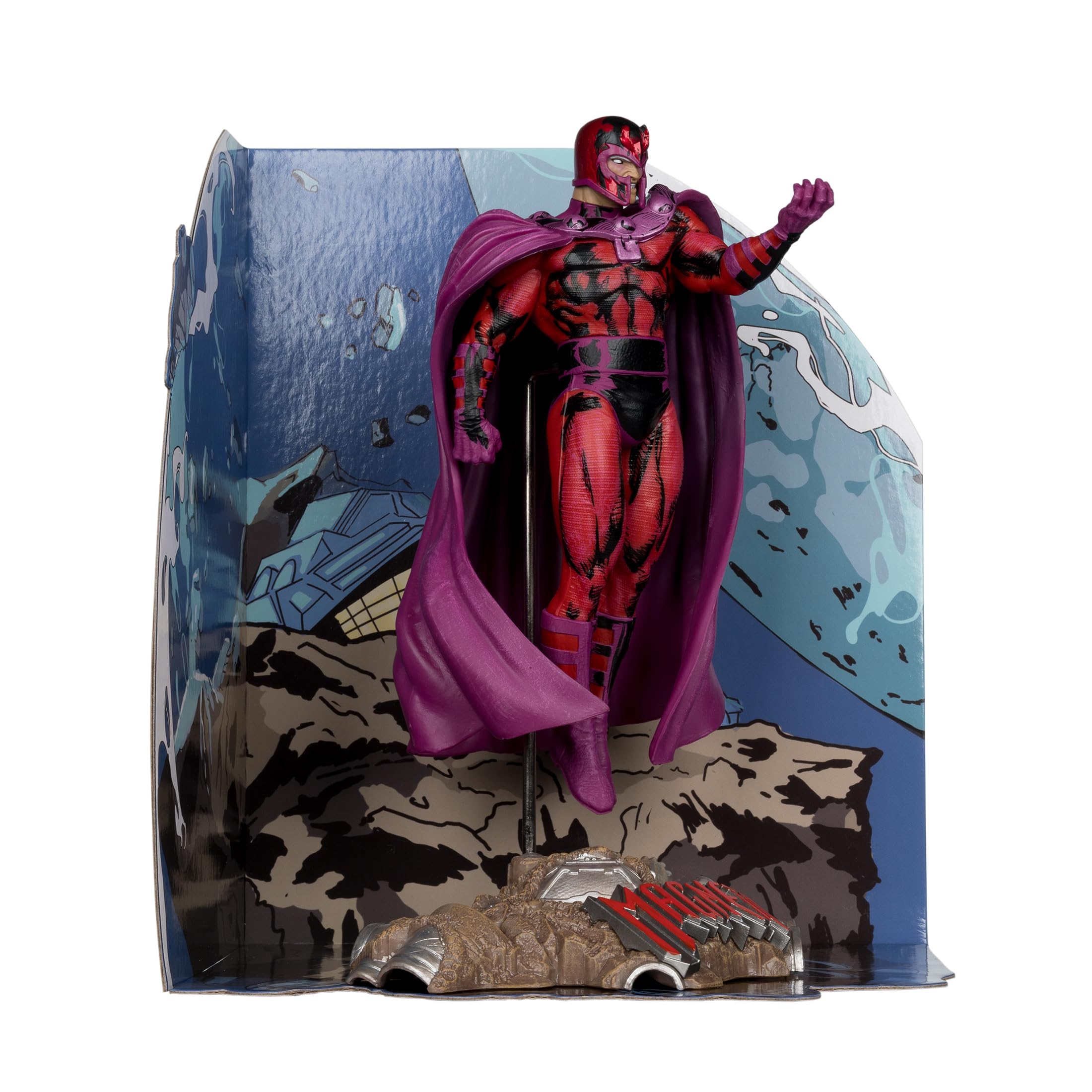 Foto 6 pulgar | Juguetes Mcfarlane Coleccionables Marvel Magneto A Escala 1:10 Con Escena - Venta Internacional.