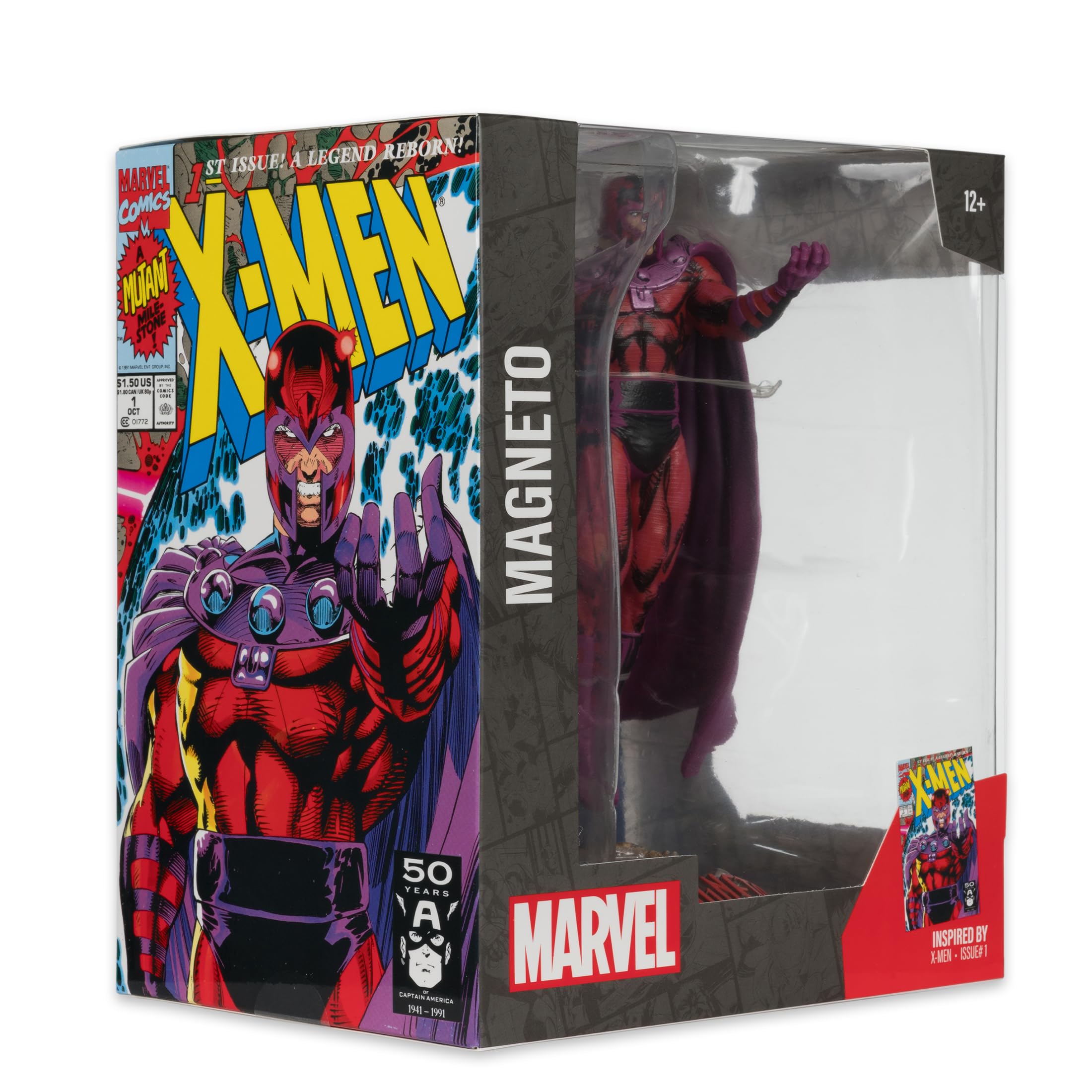 Foto 8 pulgar | Juguetes Mcfarlane Coleccionables Marvel Magneto A Escala 1:10 Con Escena - Venta Internacional.