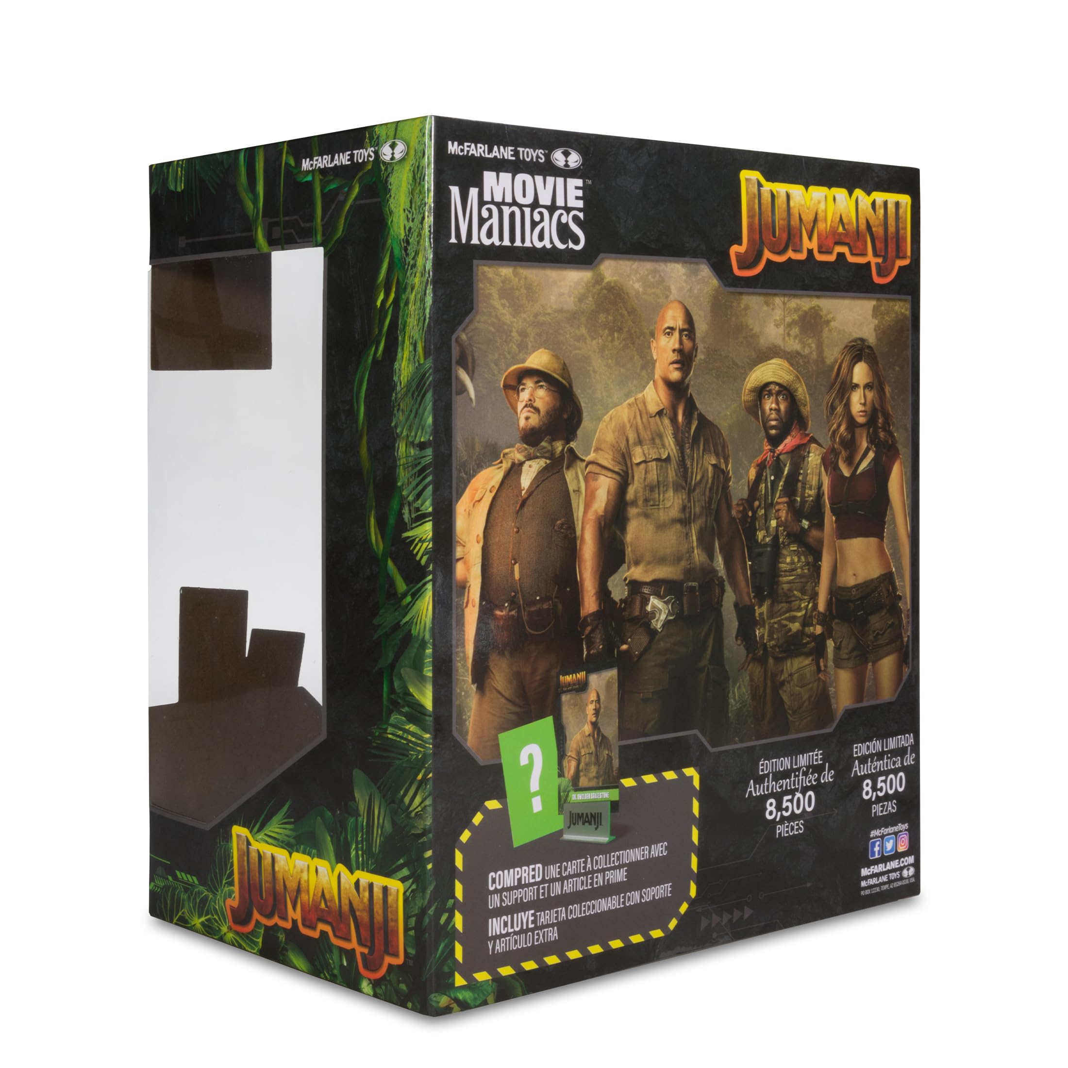 Foto 8 pulgar | Figura De Acción Mcfarlane Toys Movie Maniacs Smolder Jumanji - Venta Internacional.