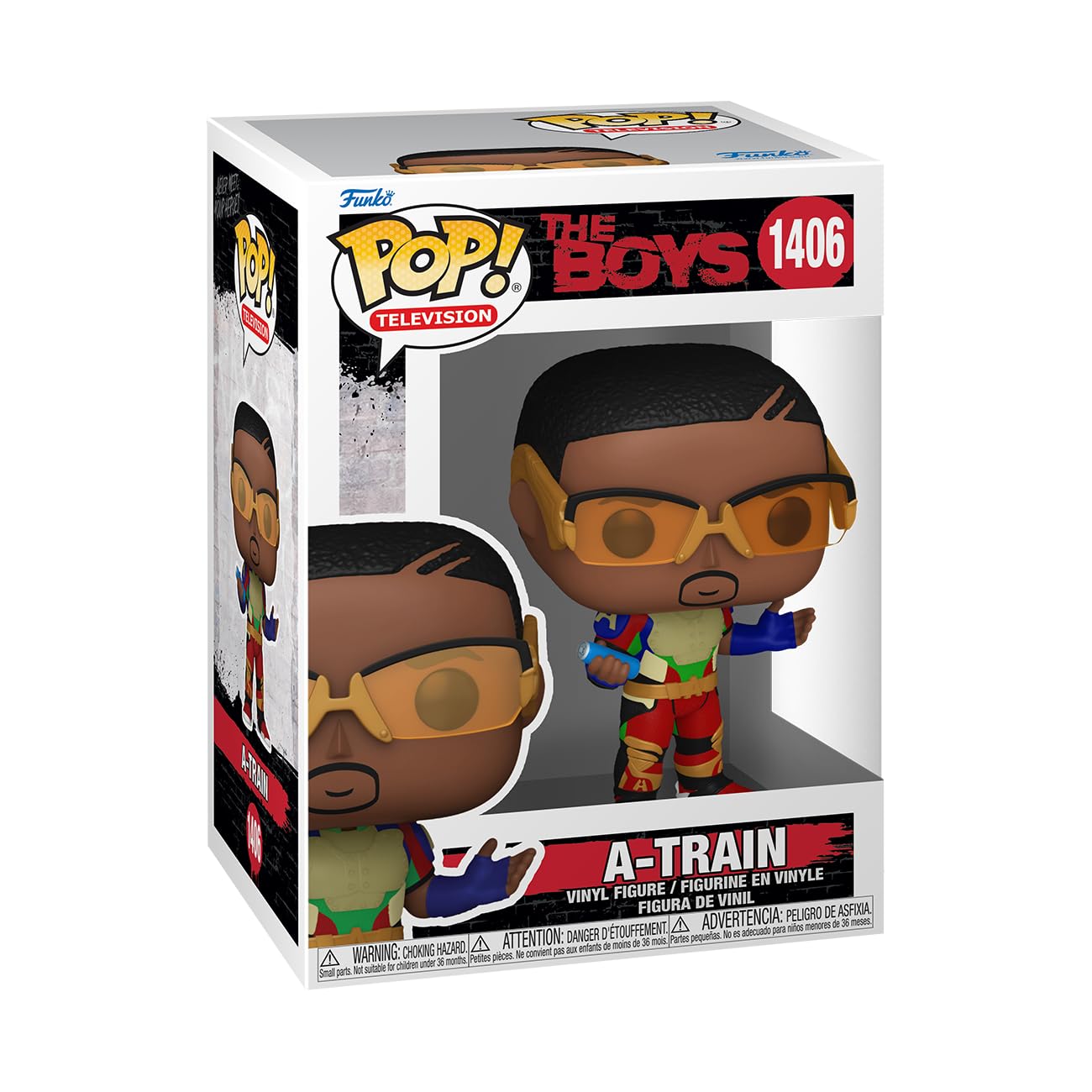 Foto 2 | ¡funko Pop! Figura De Vinilo De Tv: The Boys - A-train (rally) - Venta Internacional.