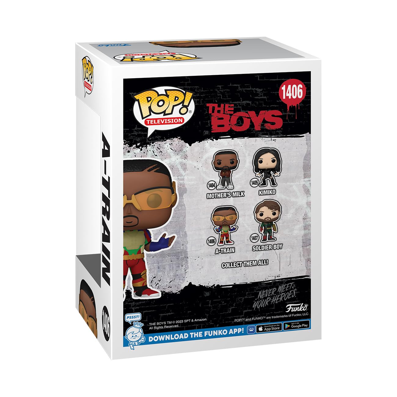 Foto 3 | ¡funko Pop! Figura De Vinilo De Tv: The Boys - A-train (rally) - Venta Internacional.
