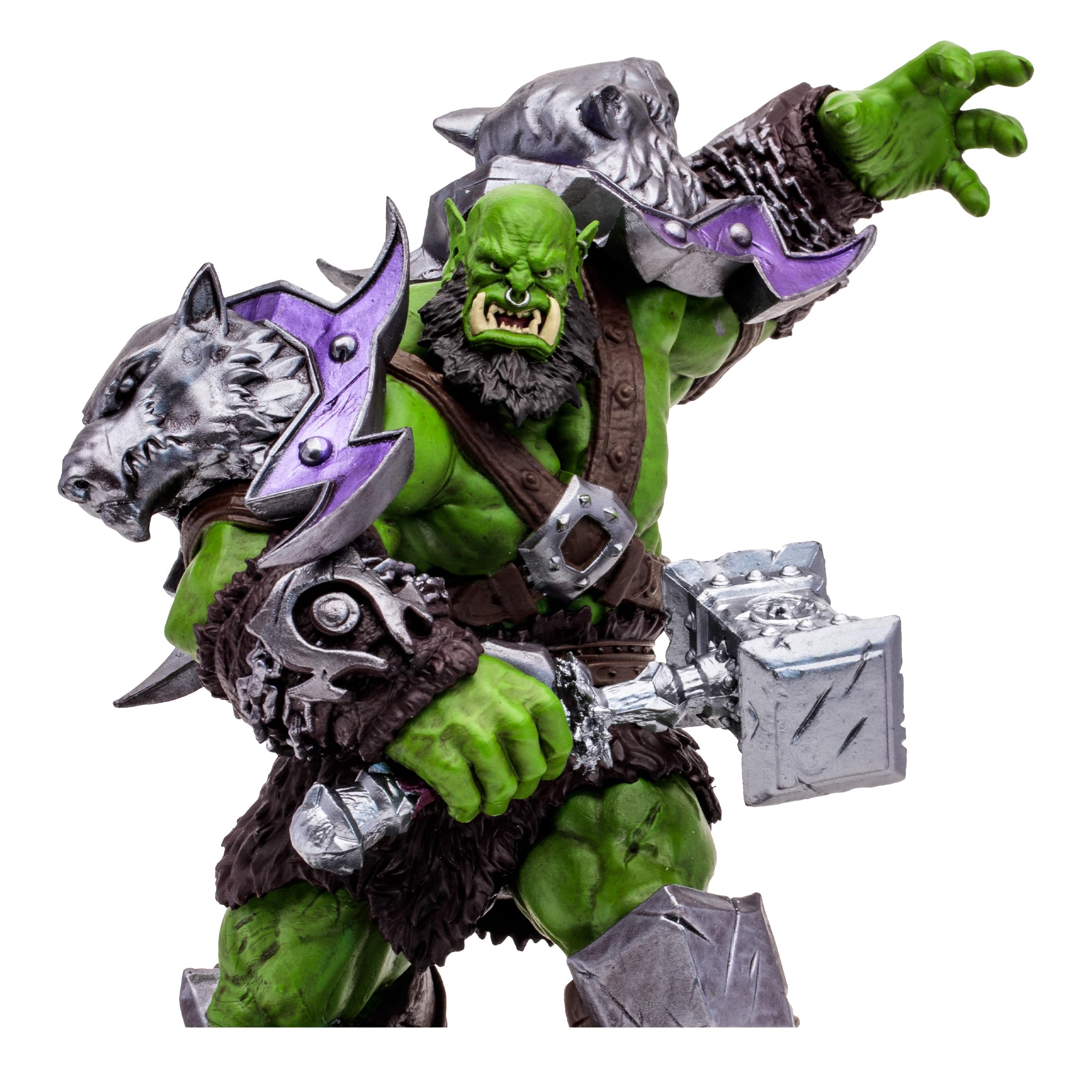 Foto 3 pulgar | Figura De Acción Mcfarlane Toys World Of Warcraft Orc A Escala 1/12 - Venta Internacional.