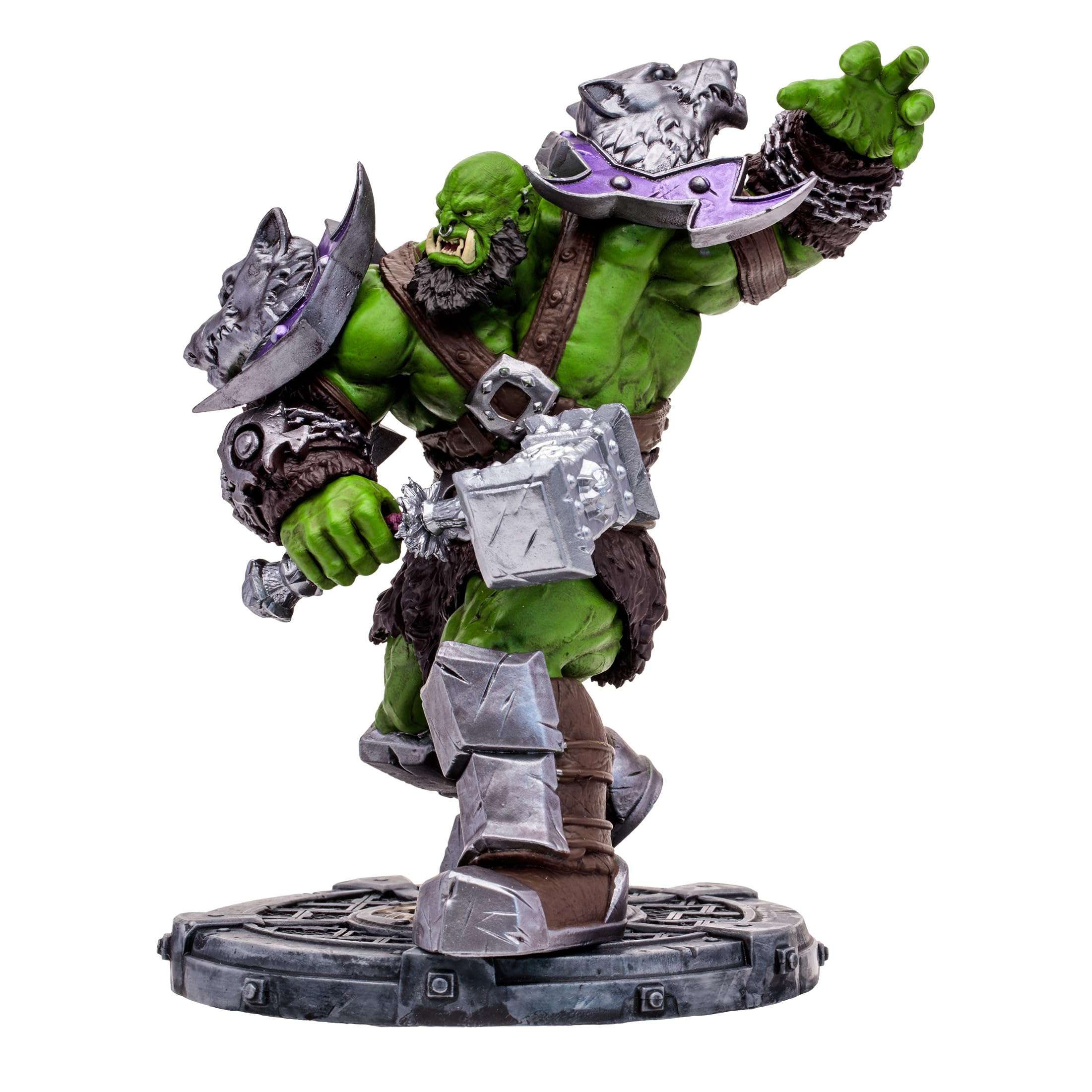 Foto 4 pulgar | Figura De Acción Mcfarlane Toys World Of Warcraft Orc A Escala 1/12 - Venta Internacional.