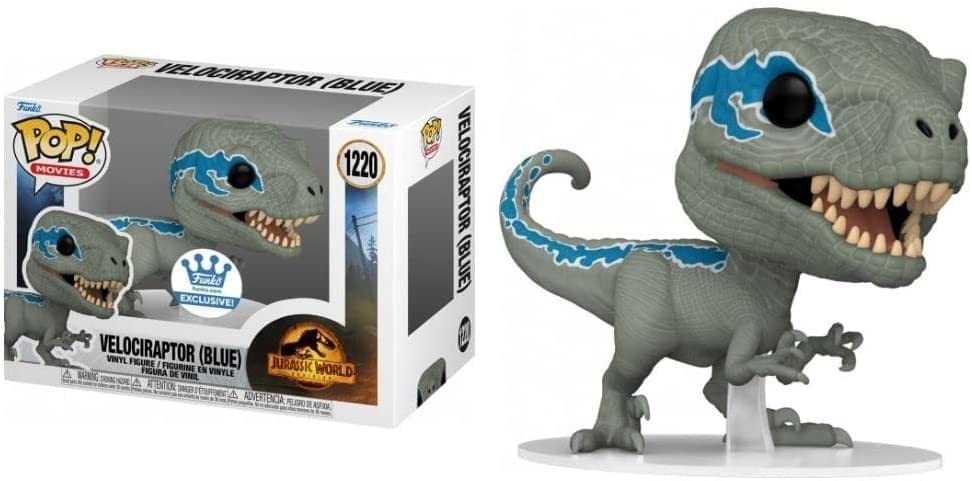 Foto 3 pulgar | Funko Pop Velociraptor (azul) - Jurassic World: Dominion Exc - Venta Internacional.