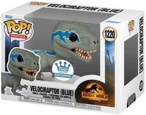 Foto 4 pulgar | Funko Pop Velociraptor (azul) - Jurassic World: Dominion Exc - Venta Internacional.