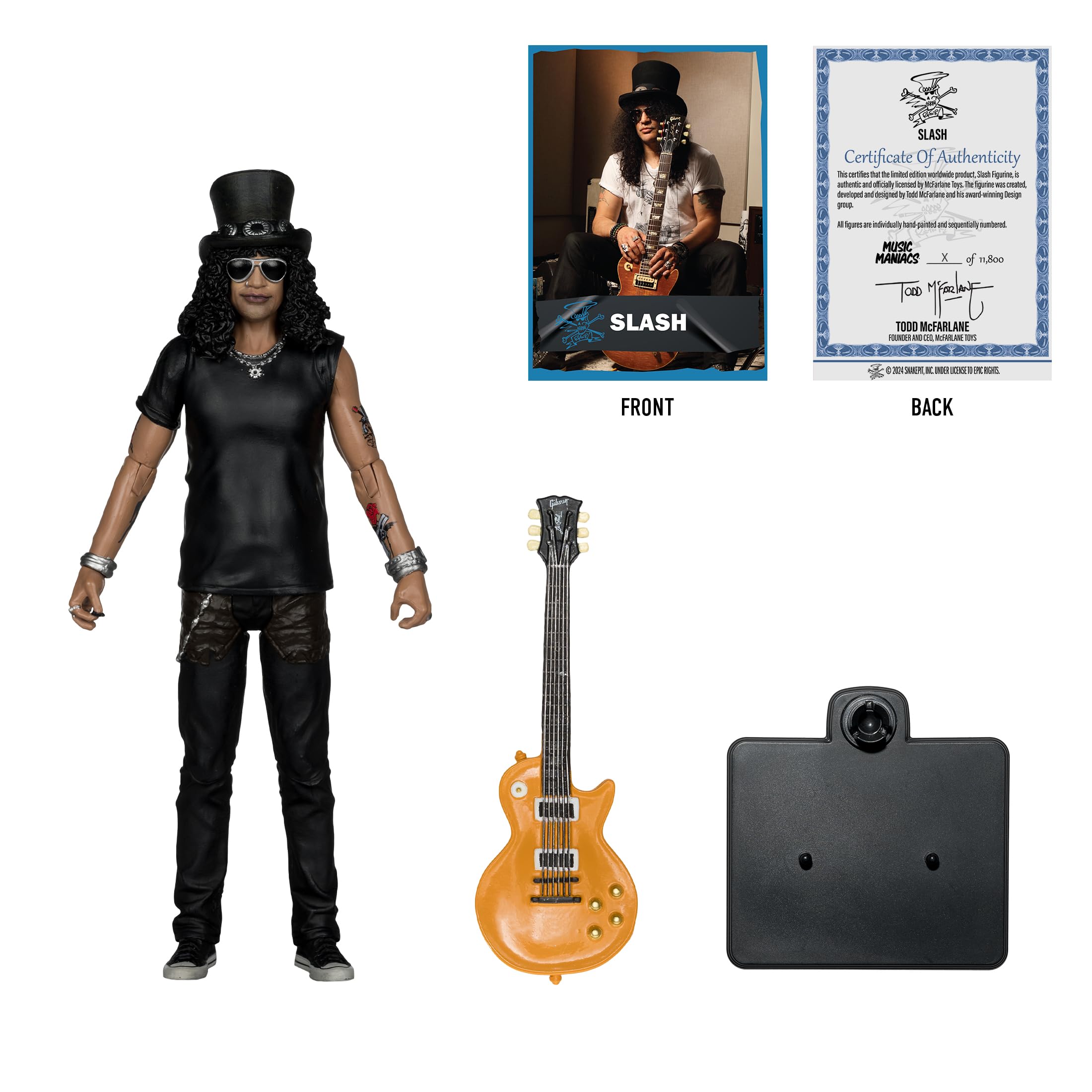 Foto 5 pulgar | Figura De Acción Mcfarlane Toys Music Maniacs Rock Slash 15 Cm - Venta Internacional.