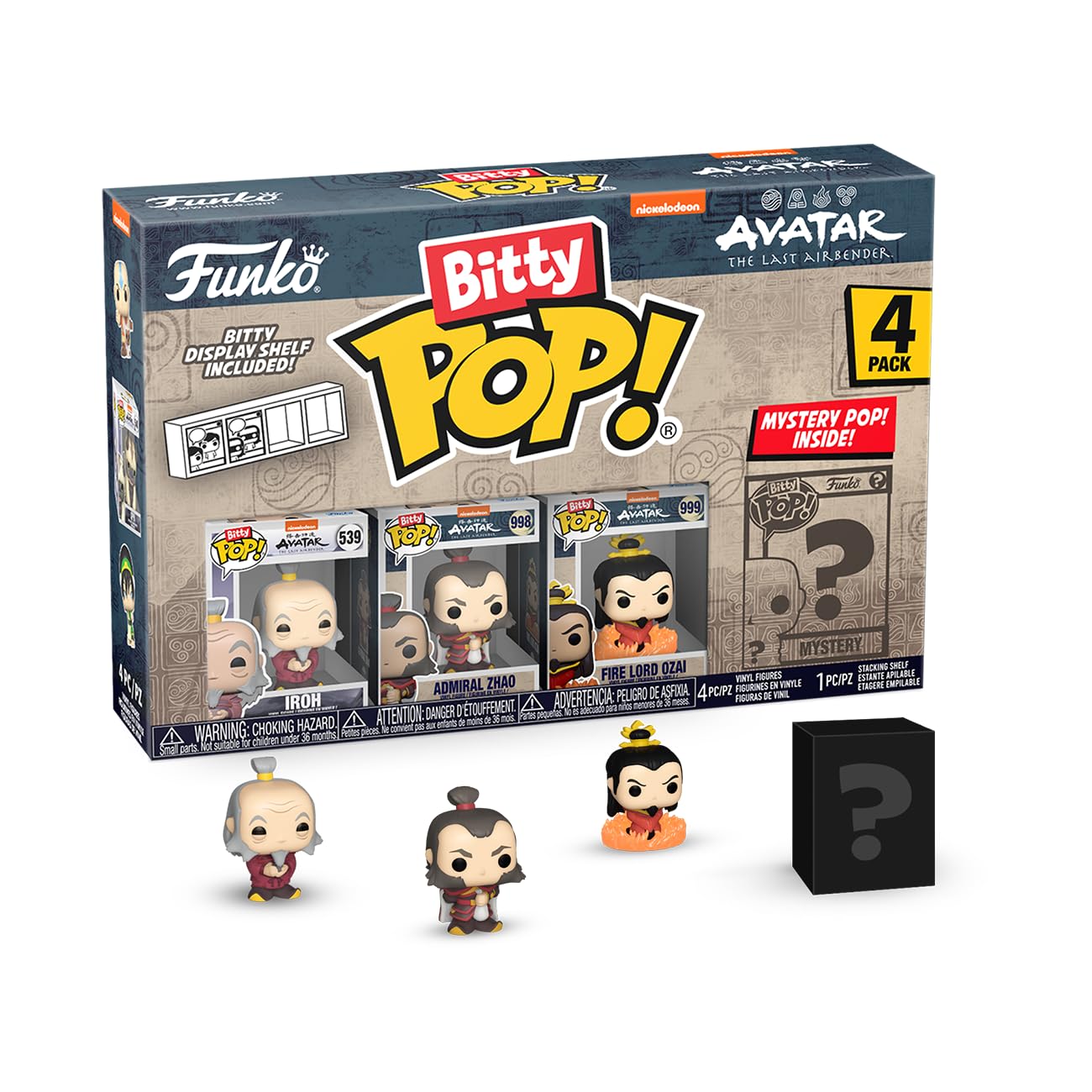 Paquete De 4 Minijuguetes Coleccionables Funko Bitty Pop! Avatar - Venta Internacional.