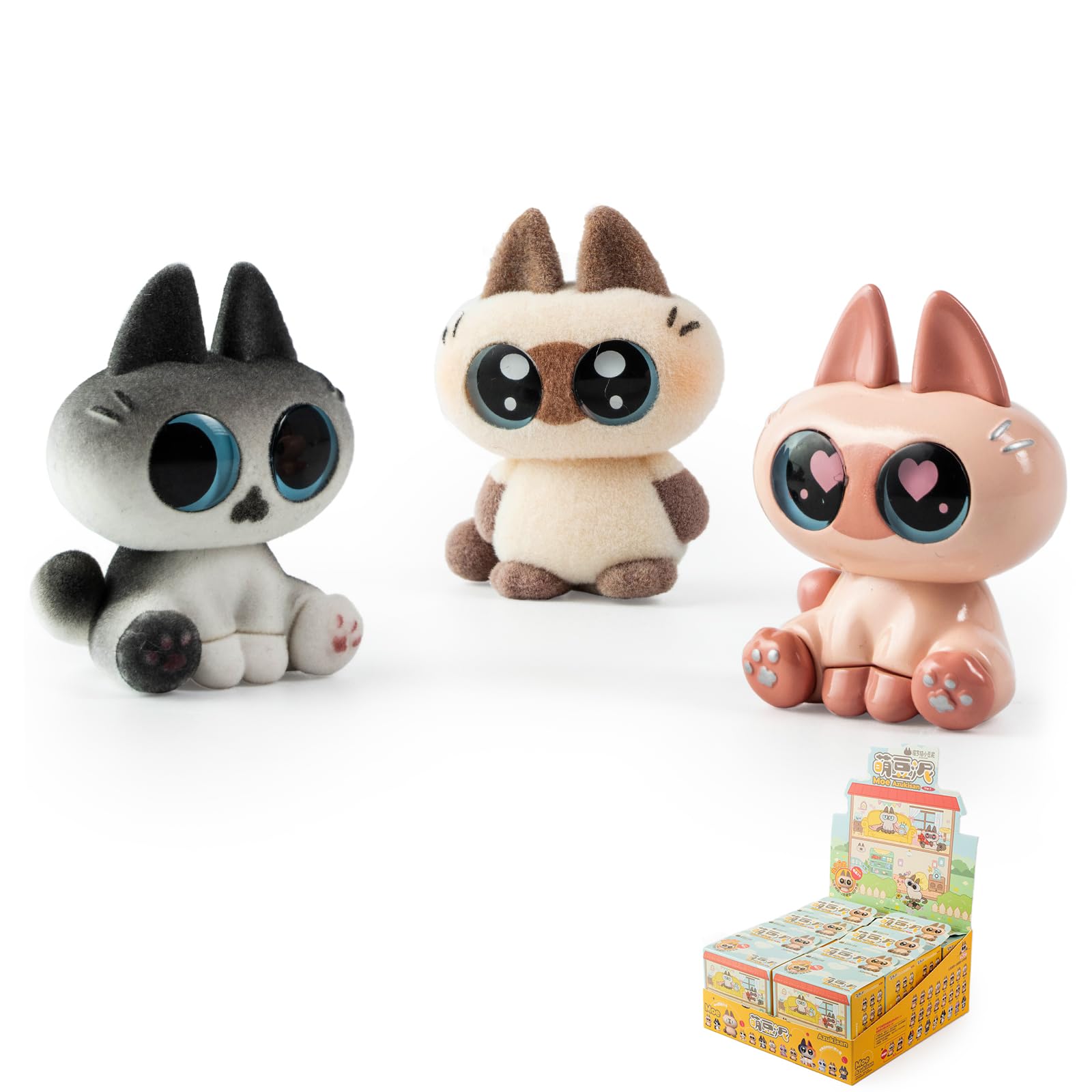 Set de Figuras Beemai Nobeko Azukisan Mini Bean Series Juego de 8 Cajas - Venta Internacional