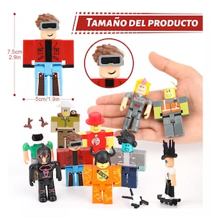 Foto 3 | 24 Piezas Virtual World Roblox Building Block Muñeca Estilo 1
