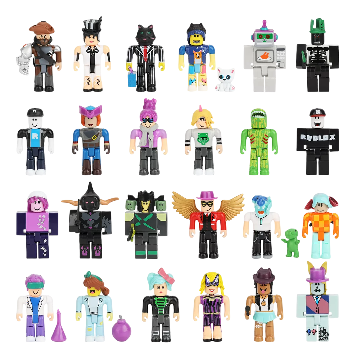 Foto 1 | 24 Piezas Virtual World Roblox Building Block Muñeca Estilo 2