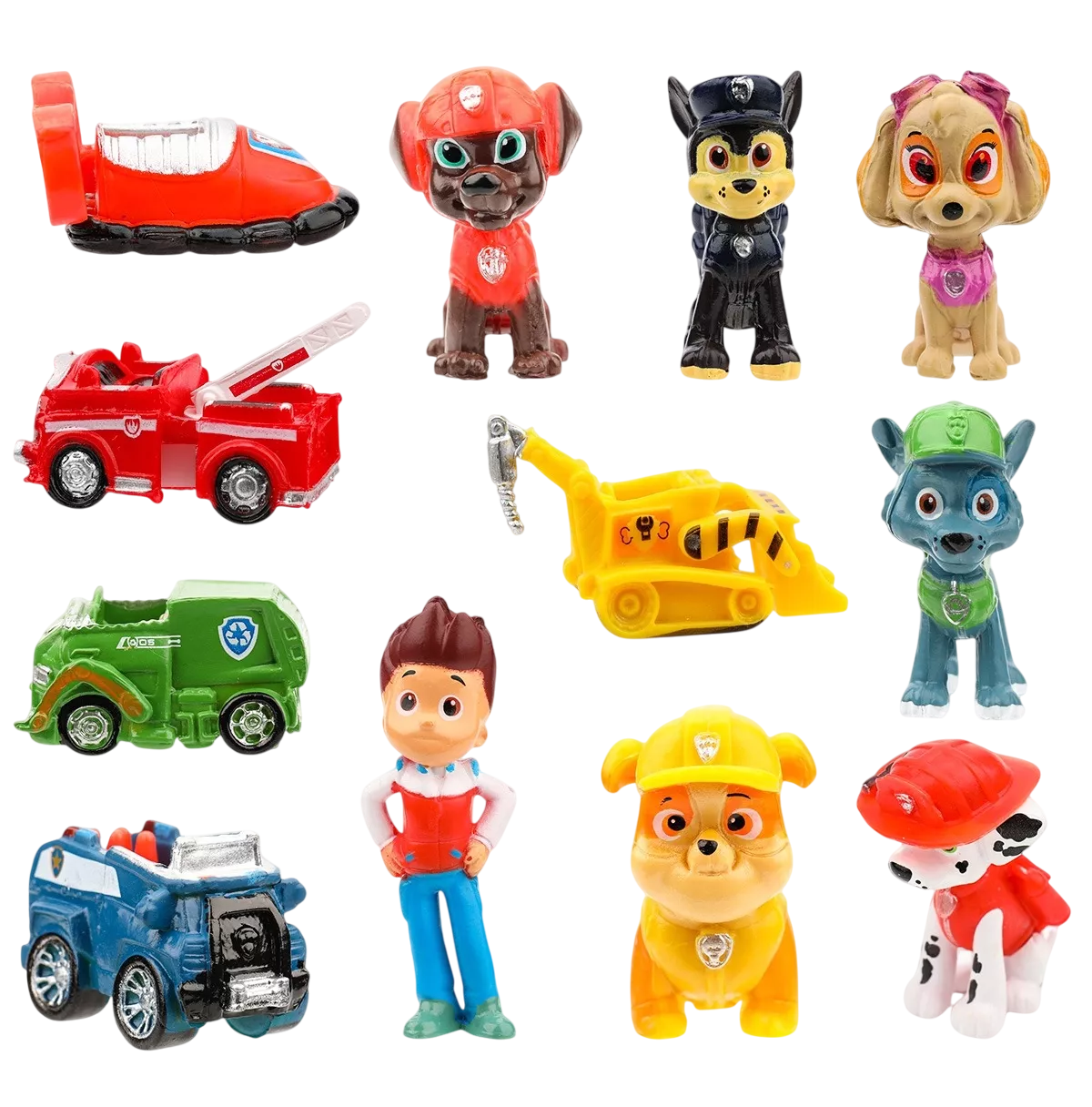 Foto 2 pulgar | Juego De Paw Patrol Para Niños 12 Pcs Decoración De Tartas Colores