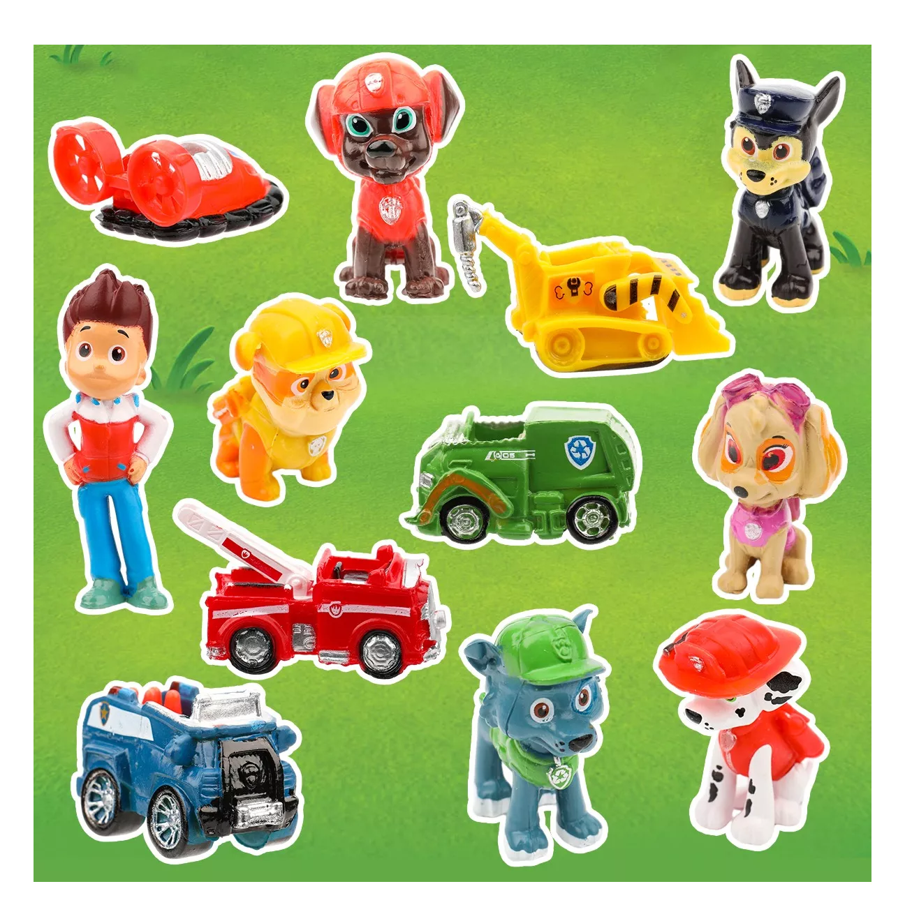 Foto 5 pulgar | Juego De Paw Patrol Para Niños 12 Pcs Decoración De Tartas Colores