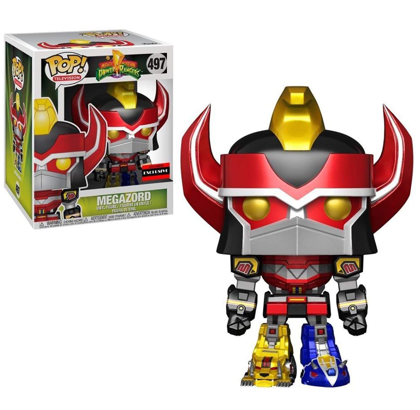Foto 2 pulgar | Funko Power Rangers Metallic Megazord 6 Pulgadas Pop Vinyl Figure (aaa Anime Exclusive) - Venta Internacional.