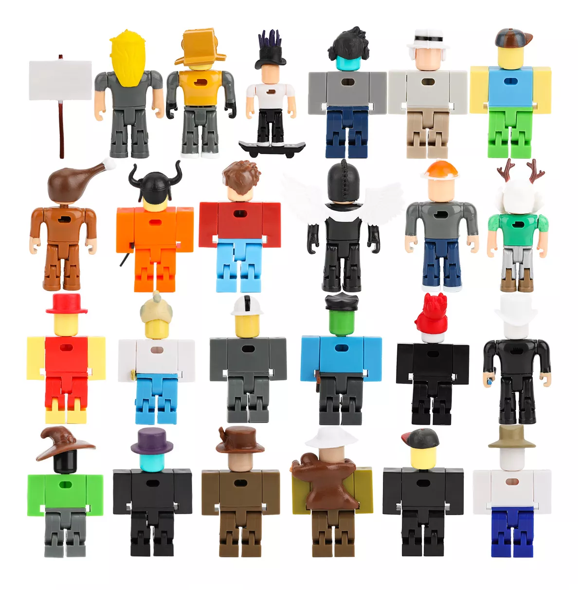 Foto 4 | 24 Piezas Virtual World Roblox Building Block Muñeca Estilo 1