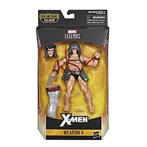 Foto 3 pulgar | Figura de Acción Marvel Hasbro Legends Series 6 Weapon X - Venta Internacional