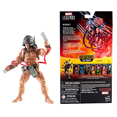 Foto 4 pulgar | Figura de Acción Marvel Hasbro Legends Series 6 Weapon X - Venta Internacional