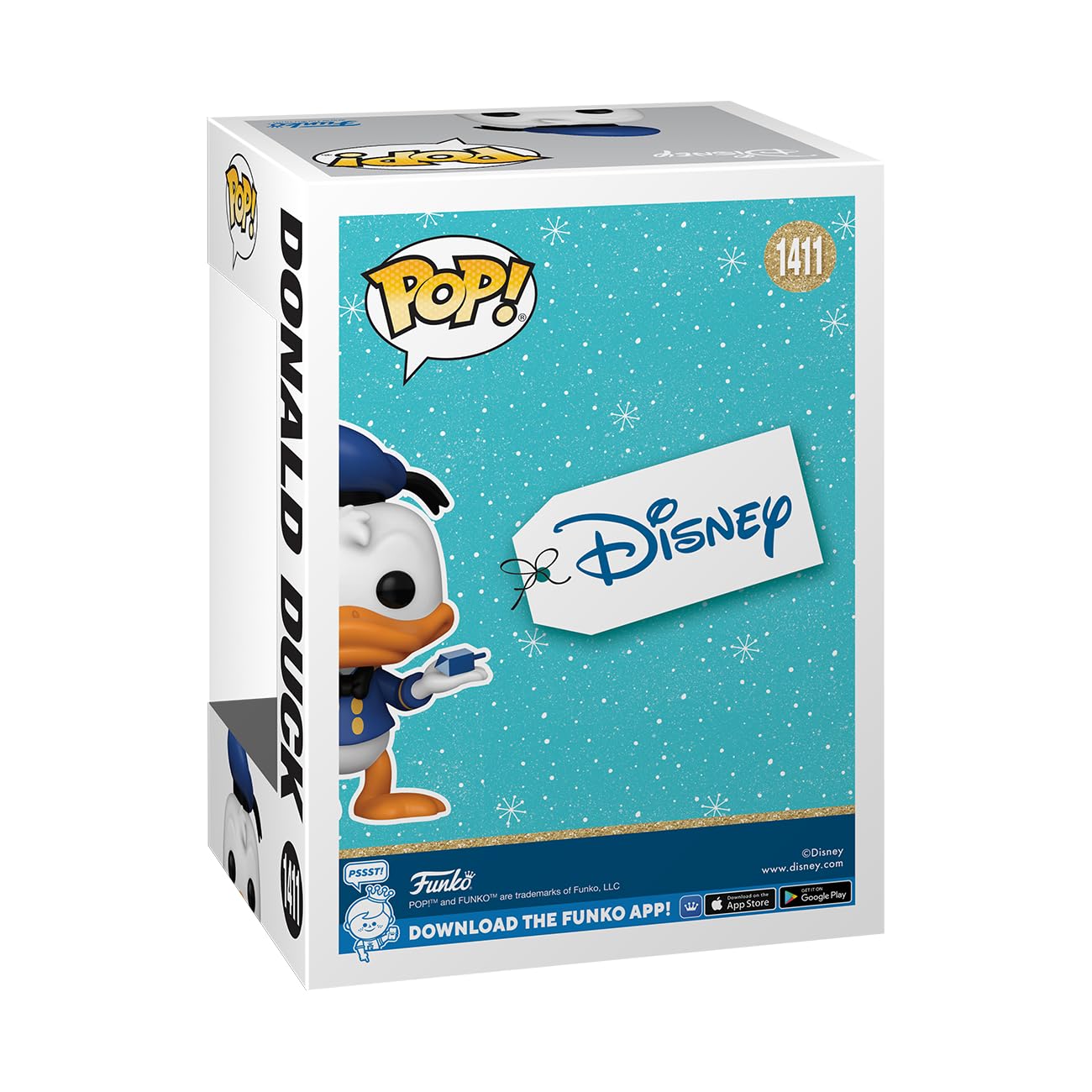 Foto 4 pulgar | Figura Funko Pop! Disney Holiday Hanukkah El Pato Donald - Venta Internacional