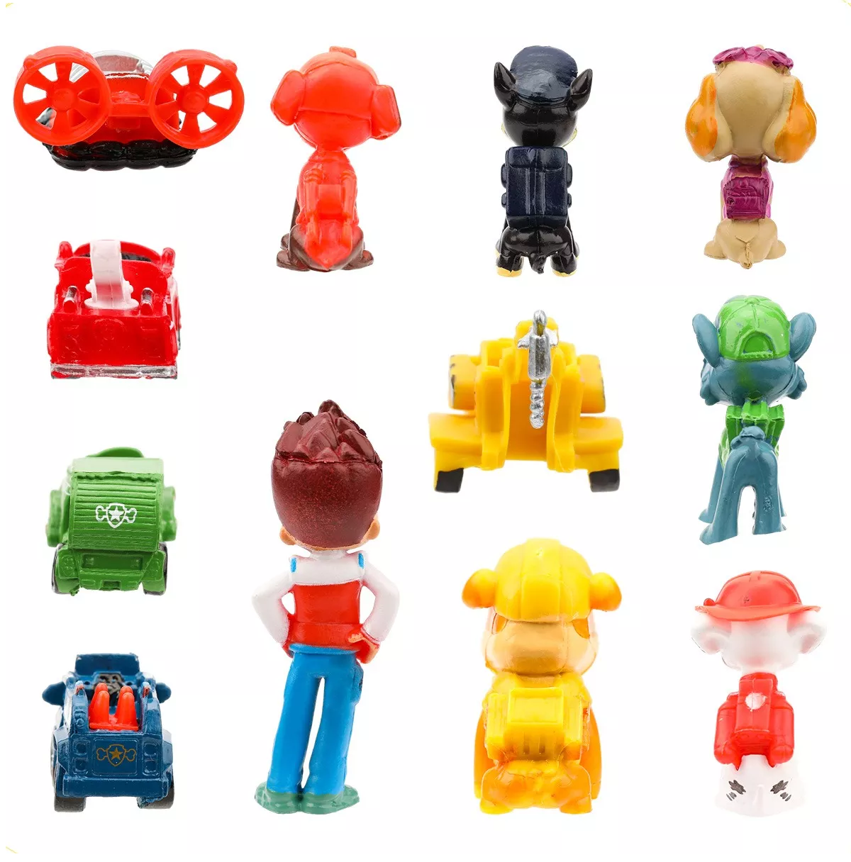 Foto 3 pulgar | Juego De Paw Patrol Para Niños 12 Pcs Decoración De Tartas Colores
